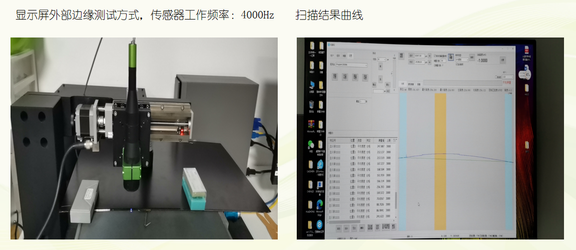 顯示屏測量掃描，顯示屏側(cè)厚